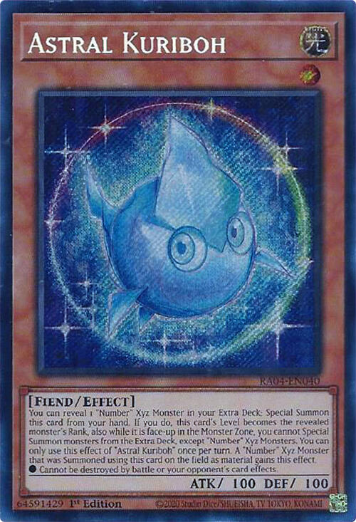 Astral Kuriboh [RA04-EN040] Secret Rare | Pegasus Games WI