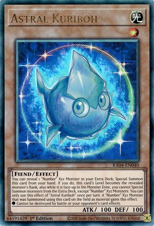 Astral Kuriboh [RA04-EN040] Prismatic Ultimate Rare | Pegasus Games WI