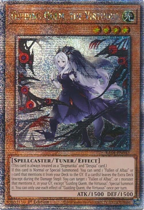 Guiding Quem, the Virtuous [RA04-EN043] Quarter Century Secret Rare | Pegasus Games WI