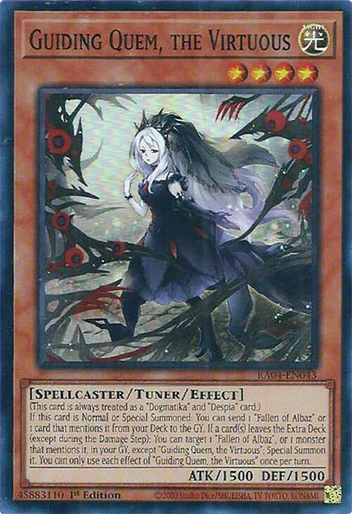 Guiding Quem, the Virtuous [RA04-EN043] Super Rare | Pegasus Games WI