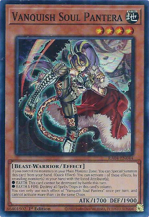 Vanquish Soul Pantera [RA04-EN044] Super Rare | Pegasus Games WI