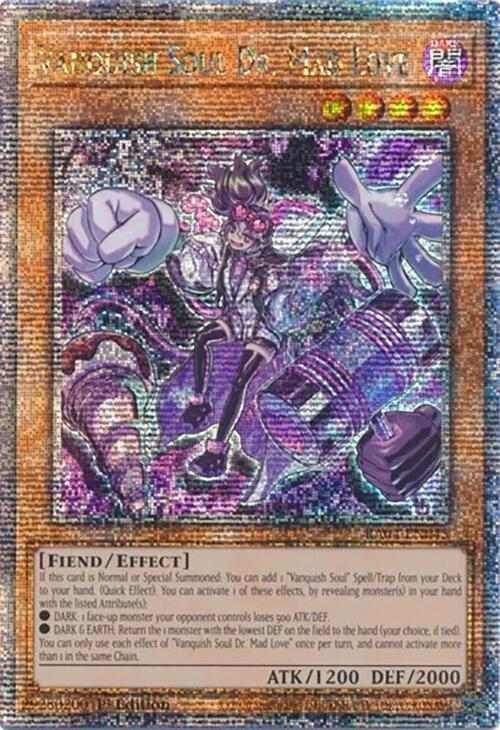 Vanquish Soul Dr. Mad Love [RA04-EN045] Quarter Century Secret Rare | Pegasus Games WI
