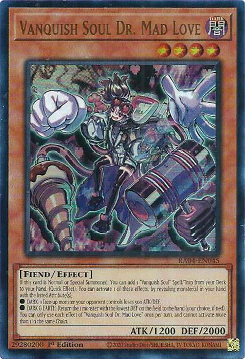 Vanquish Soul Dr. Mad Love [RA04-EN045] Ultra Rare | Pegasus Games WI