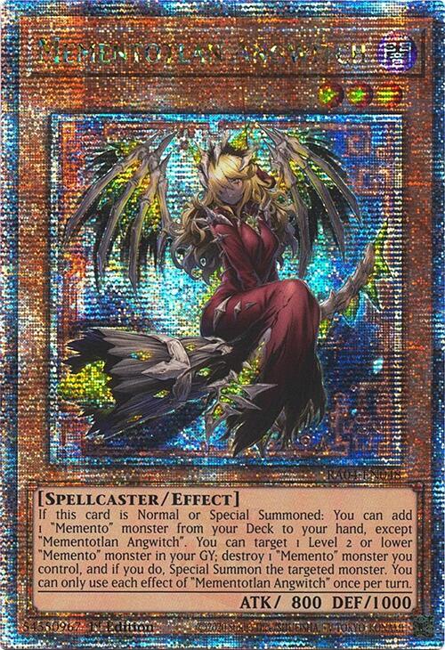 Mementotlan Angwitch [RA04-EN048] Quarter Century Secret Rare | Pegasus Games WI
