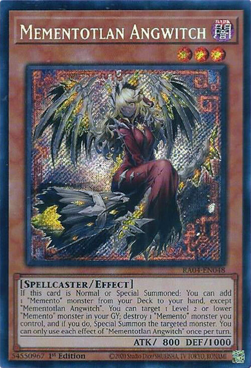 Mementotlan Angwitch [RA04-EN048] Secret Rare | Pegasus Games WI