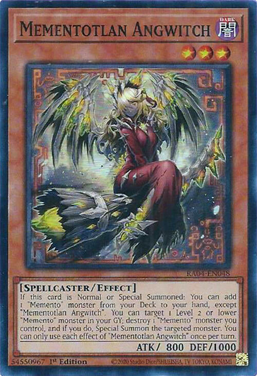 Mementotlan Angwitch [RA04-EN048] Super Rare | Pegasus Games WI