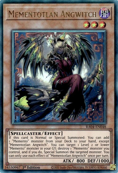 Mementotlan Angwitch [RA04-EN048] Prismatic Ultimate Rare | Pegasus Games WI