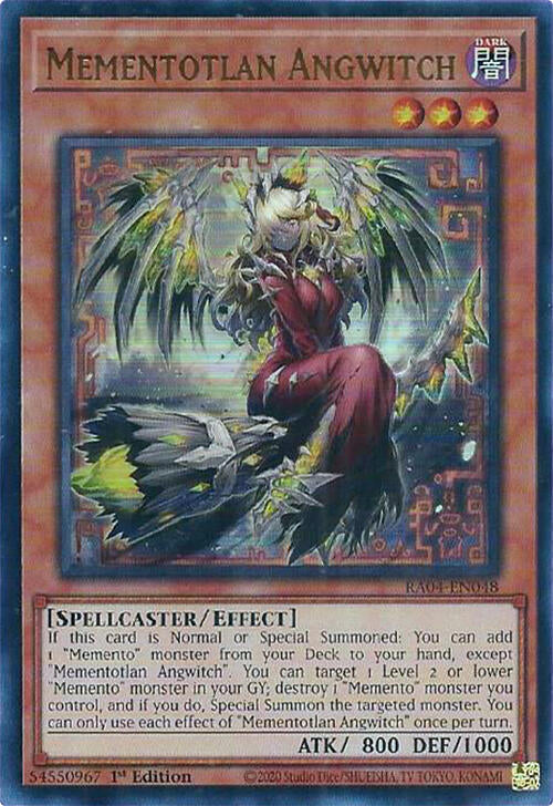 Mementotlan Angwitch [RA04-EN048] Ultra Rare | Pegasus Games WI
