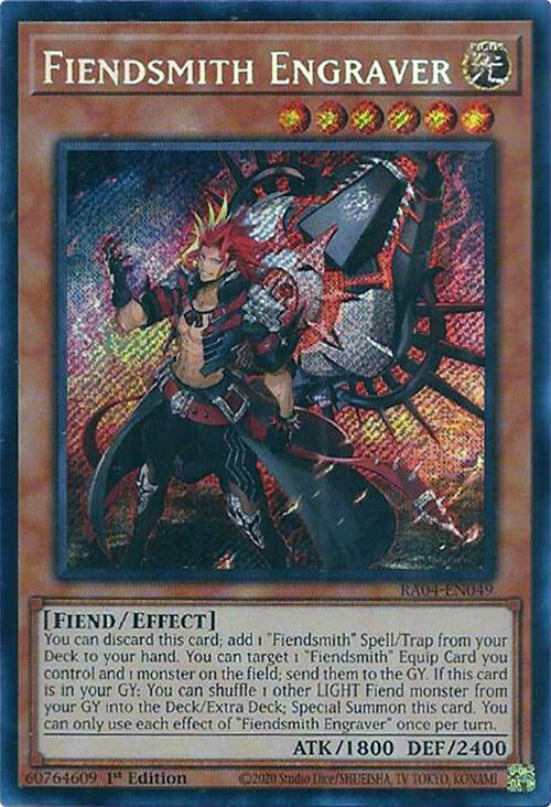 Fiendsmith Engraver [RA04-EN049] Secret Rare | Pegasus Games WI