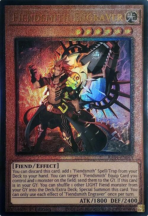 Fiendsmith Engraver [RA04-EN049] Prismatic Ultimate Rare | Pegasus Games WI
