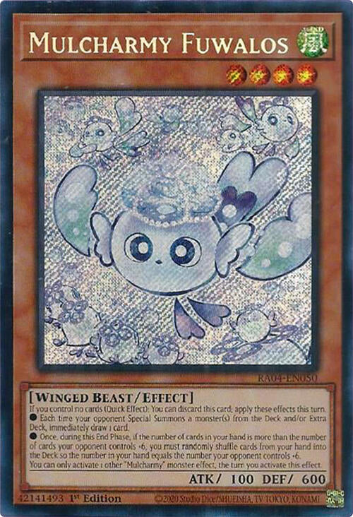 Mulcharmy Fuwalos [RA04-EN050] Secret Rare | Pegasus Games WI