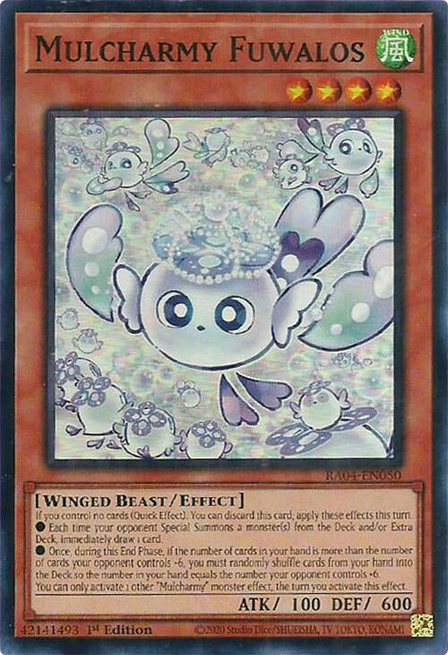 Mulcharmy Fuwalos [RA04-EN050] Super Rare | Pegasus Games WI