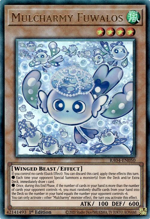 Mulcharmy Fuwalos [RA04-EN050] Prismatic Ultimate Rare | Pegasus Games WI