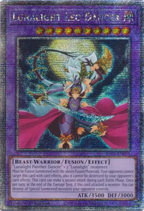 Lunalight Leo Dancer [RA04-EN053] Quarter Century Secret Rare | Pegasus Games WI