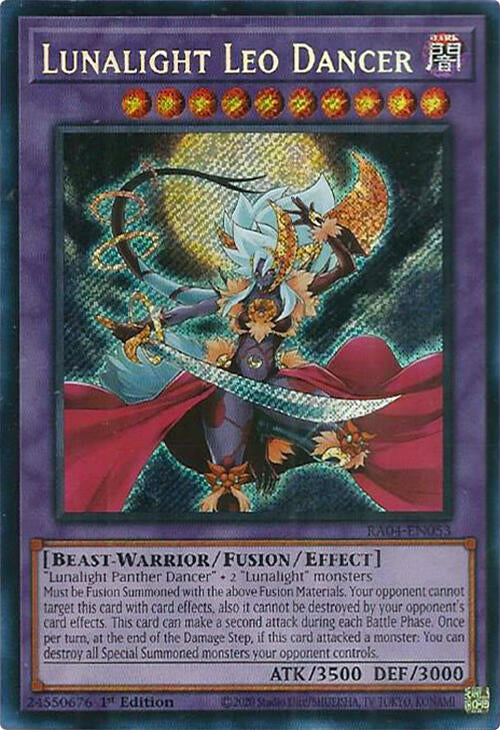 Lunalight Leo Dancer [RA04-EN053] Secret Rare | Pegasus Games WI