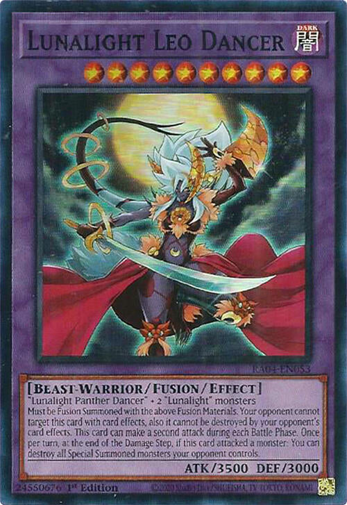 Lunalight Leo Dancer [RA04-EN053] Super Rare | Pegasus Games WI