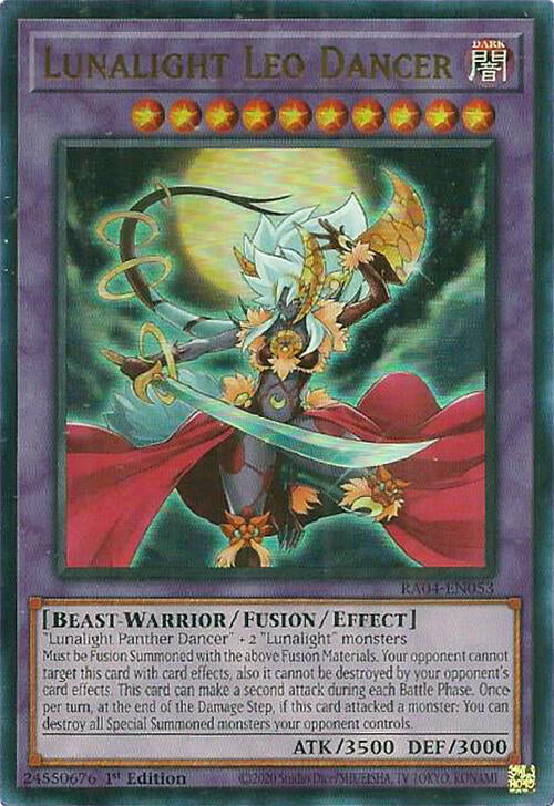 Lunalight Leo Dancer [RA04-EN053] Ultra Rare | Pegasus Games WI