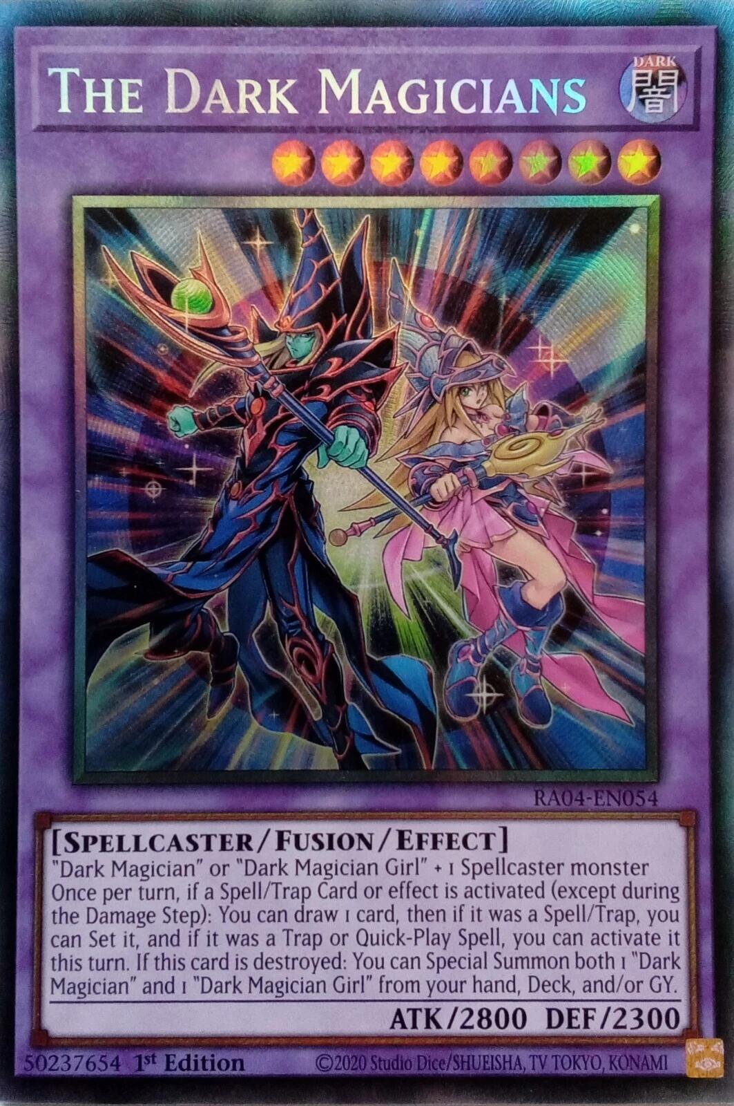 The Dark Magicians [RA04-EN054] Prismatic Collector's Rare | Pegasus Games WI