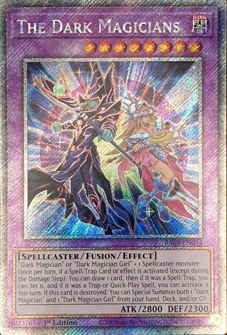 The Dark Magicians [RA04-EN054] Platinum Secret Rare | Pegasus Games WI