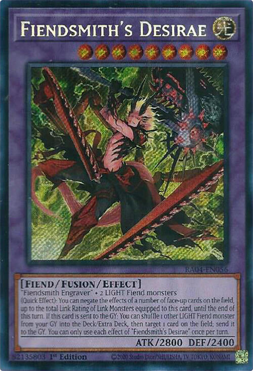 Fiendsmith's Desirae [RA04-EN056] Secret Rare | Pegasus Games WI