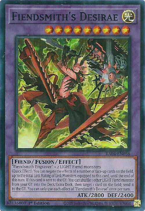 Fiendsmith's Desirae [RA04-EN056] Super Rare | Pegasus Games WI