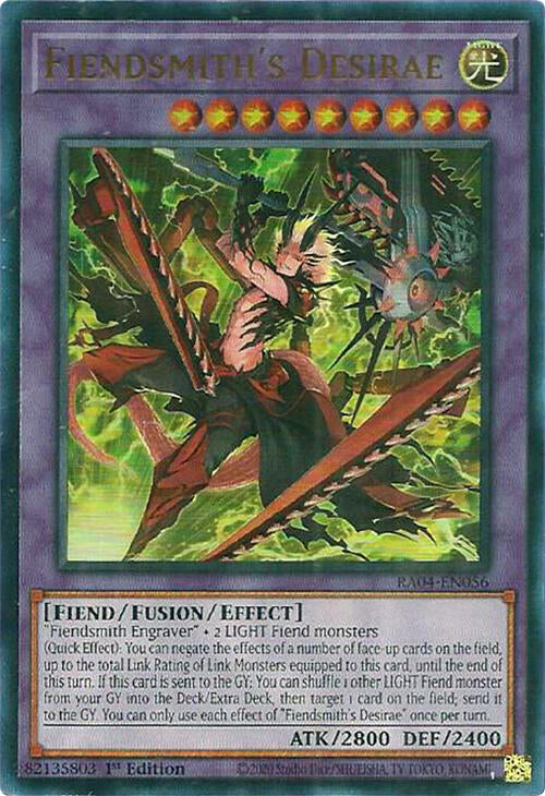 Fiendsmith's Desirae [RA04-EN056] Ultra Rare | Pegasus Games WI