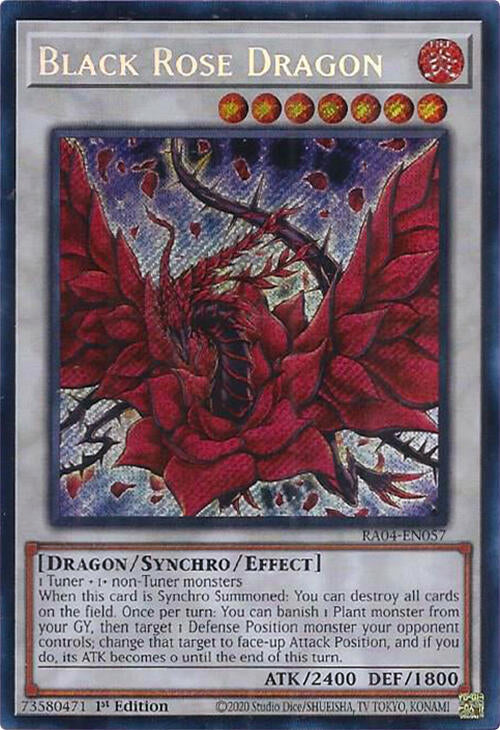 Black Rose Dragon [RA04-EN057] Secret Rare | Pegasus Games WI