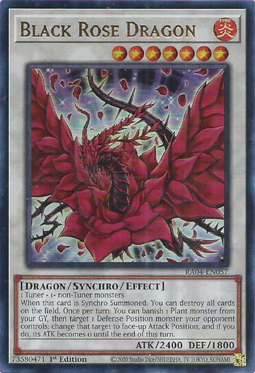 Black Rose Dragon [RA04-EN057] Ultra Rare | Pegasus Games WI