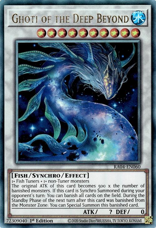 Ghoti of the Deep Beyond [RA04-EN060] Prismatic Ultimate Rare | Pegasus Games WI