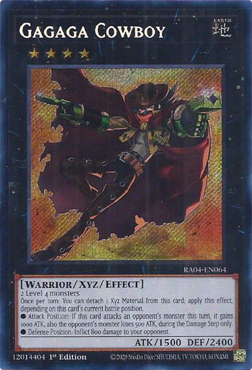 Gagaga Cowboy [RA04-EN064] Secret Rare | Pegasus Games WI