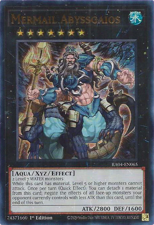 Mermail Abyssgaios [RA04-EN065] Ultra Rare | Pegasus Games WI