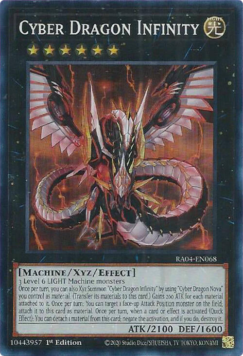 Cyber Dragon Infinity [RA04-EN068] Super Rare | Pegasus Games WI