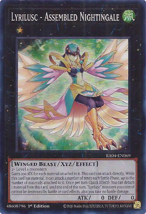 Lyrilusc - Assembled Nightingale [RA04-EN069] Super Rare | Pegasus Games WI