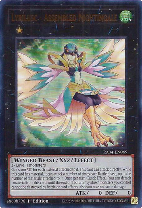 Lyrilusc - Assembled Nightingale [RA04-EN069] Ultra Rare | Pegasus Games WI