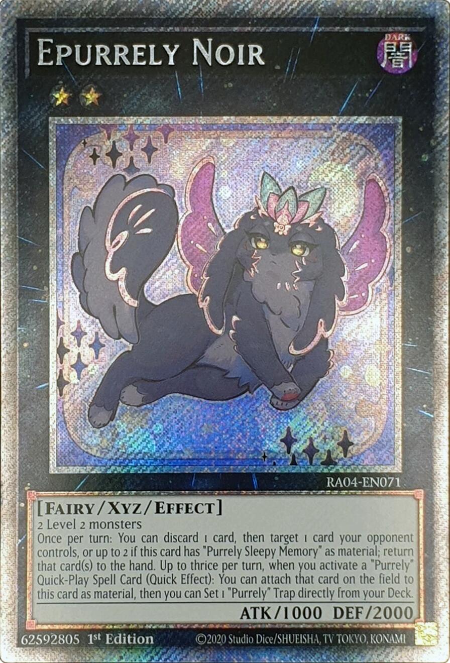 Epurrely Noir [RA04-EN071] Platinum Secret Rare | Pegasus Games WI