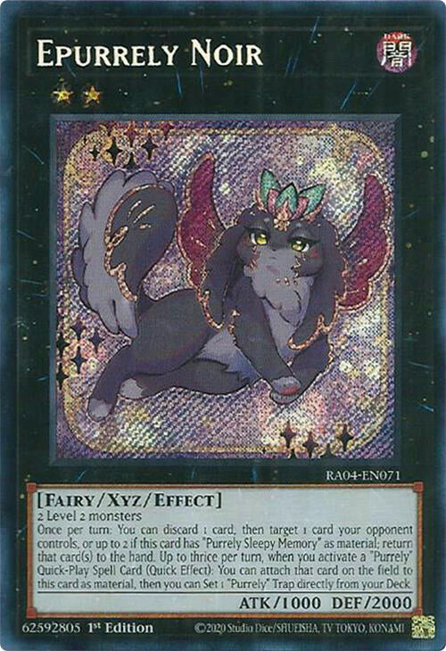 Epurrely Noir [RA04-EN071] Secret Rare | Pegasus Games WI