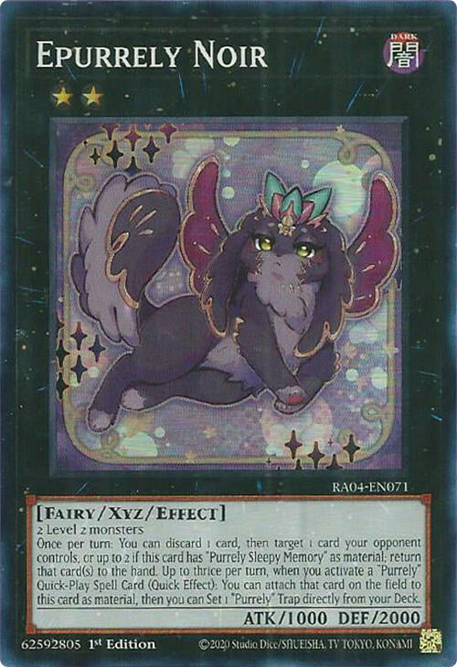 Epurrely Noir [RA04-EN071] Super Rare | Pegasus Games WI