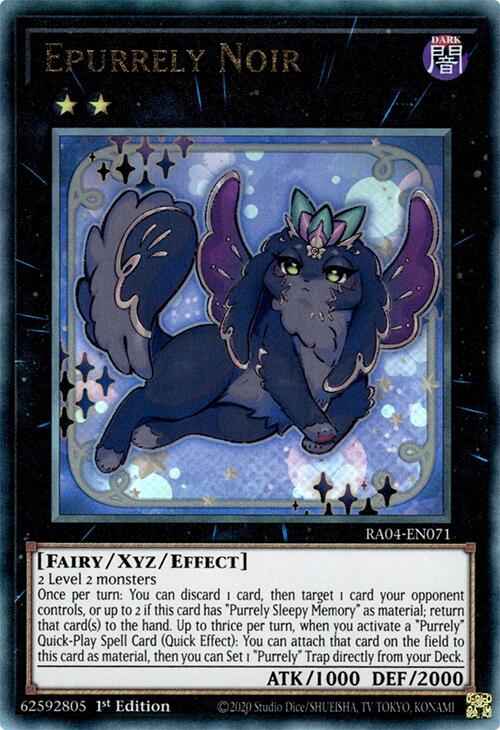 Epurrely Noir [RA04-EN071] Prismatic Ultimate Rare | Pegasus Games WI