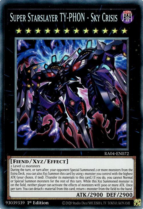 Super Starslayer TY-PHON - Sky Crisis [RA04-EN072] Prismatic Collector's Rare | Pegasus Games WI