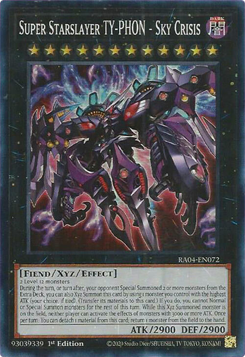 Super Starslayer TY-PHON - Sky Crisis [RA04-EN072] Super Rare | Pegasus Games WI