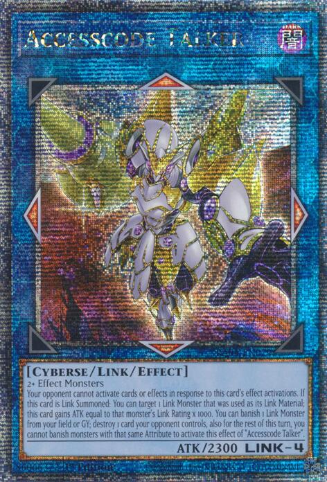 Accesscode Talker (New Art) [RA04-EN079] Quarter Century Secret Rare | Pegasus Games WI