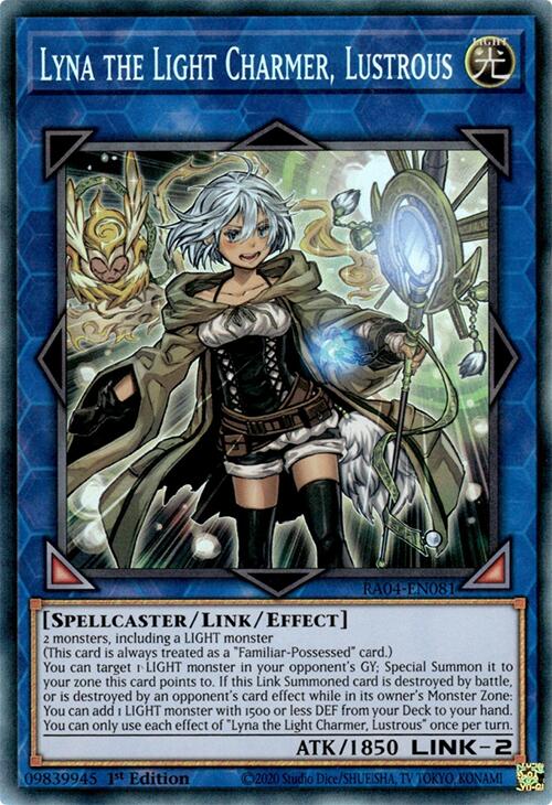 Lyna the Light Charmer, Lustrous [RA04-EN081] Prismatic Collector's Rare | Pegasus Games WI