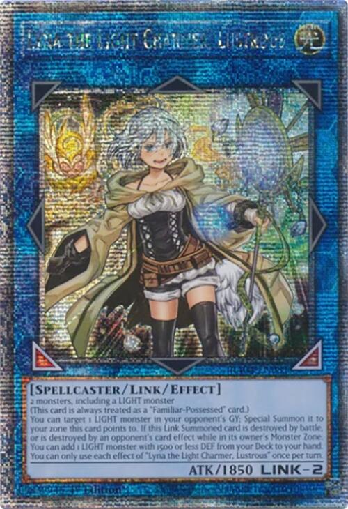 Lyna the Light Charmer, Lustrous [RA04-EN081] Quarter Century Secret Rare | Pegasus Games WI