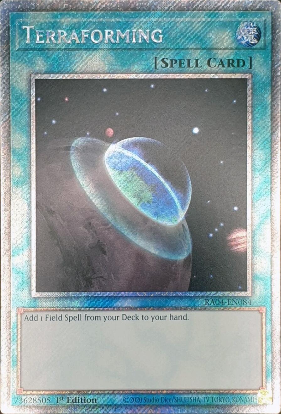 Terraforming [RA04-EN084] Platinum Secret Rare | Pegasus Games WI