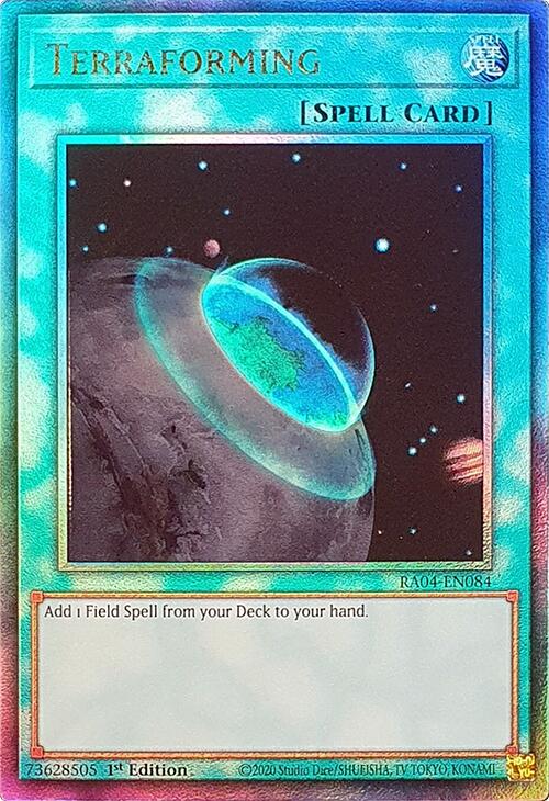 Terraforming [RA04-EN084] Prismatic Ultimate Rare | Pegasus Games WI