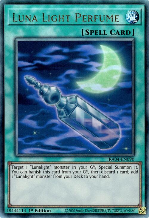 Luna Light Perfume [RA04-EN090] Prismatic Ultimate Rare | Pegasus Games WI