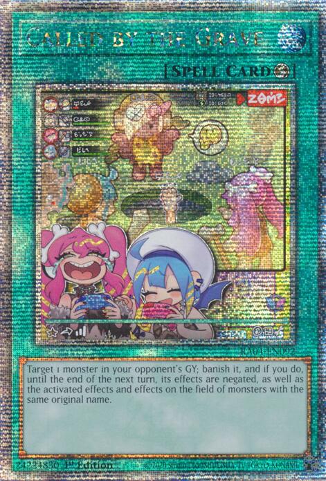 Called by the Grave (New Art) [RA04-EN092] Quarter Century Secret Rare | Pegasus Games WI