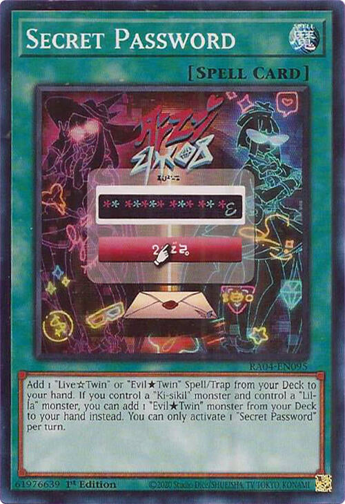 Secret Password [RA04-EN095] Super Rare | Pegasus Games WI