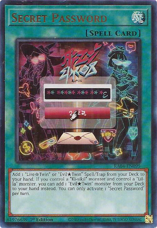 Secret Password [RA04-EN095] Ultra Rare | Pegasus Games WI