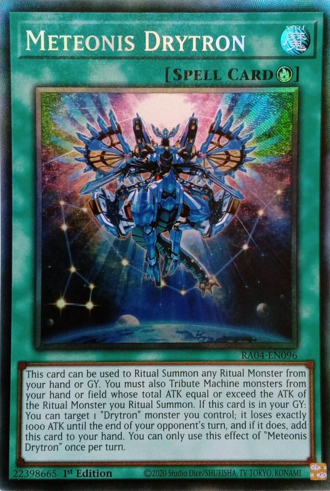 Meteonis Drytron [RA04-EN096] Prismatic Collector's Rare | Pegasus Games WI